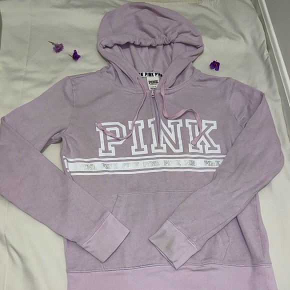 PINK zip up pullover - Picture 2 of 3